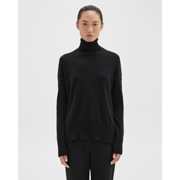 Theory Cashmere "Karenia" Turtleneck Sweater - Picture 1 of 7